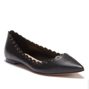 Coach Jill scalloped flats - black 9.5